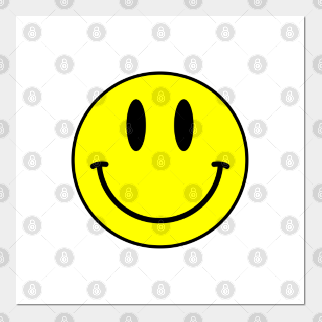 Acid House Smiley Face Smile Posters and Art Prints TeePublic